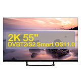 DLED TV 2K 55" Analog/T2(ISDB-T)/DVBT2/S2+CI+TV/Android+Smart OS9.0/VBT2/S2 Smart OS11.0
