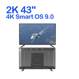 DLED TV 2K 43" Analog/T2(ISDB-T)/DVBT2/S2+CI+TV/Android+Smart OS9.0/VBT2/S2 Smart OS11.0 led tv smar